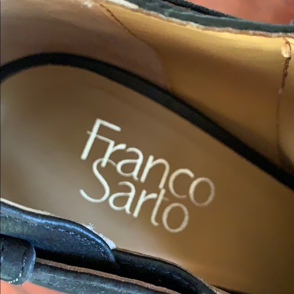 Like new Franco Sarto Black new buck short boots. - Picture 4 of 6